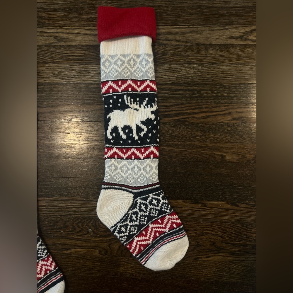 Potter Barn | Moose Stocking